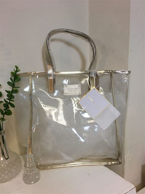 michael kors transparent bag price